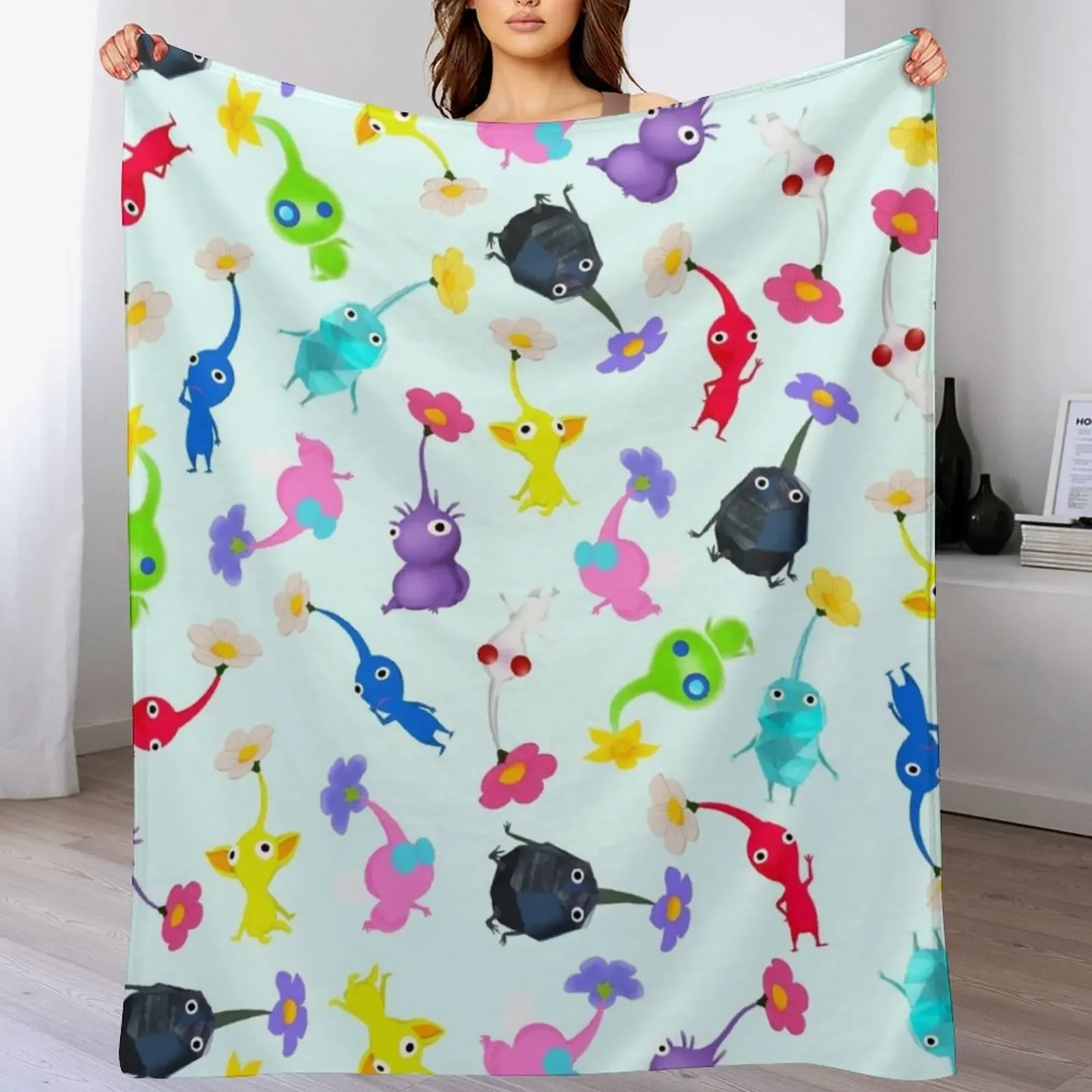 ALL Pikmin Throw Blanket Soft Cozy Blanket for Pet Kids Adults
ALL Pikmin Throw Blanket Soft Cozy Blanket for Pet Kids Adults