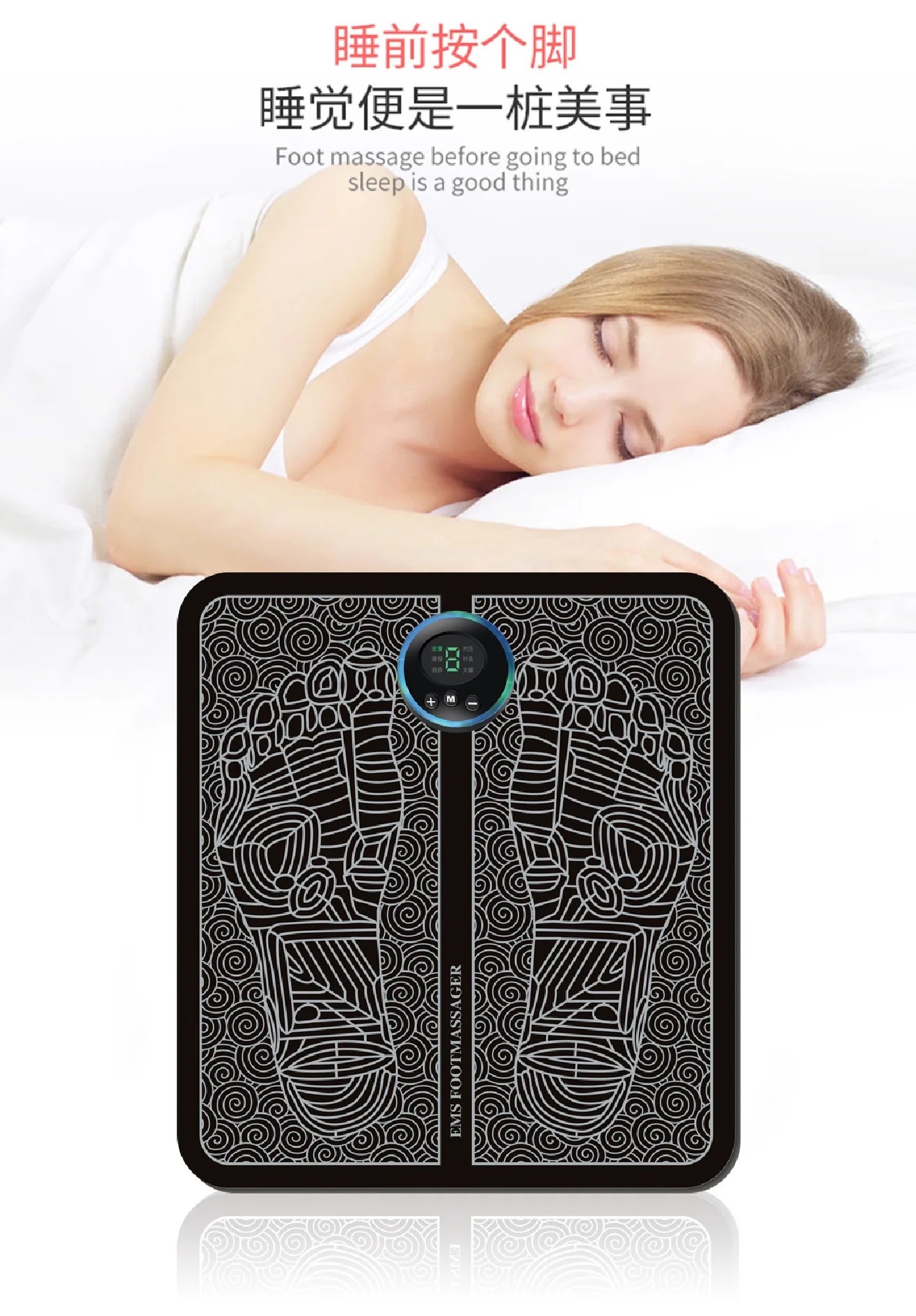 Foot Massage Mat 8 Modes Electric Feet Massage USB Rechargeable Foot Circulation Massager Remote Control for Home and Office Use
Foot Massage Mat 8 Modes Electric Feet Massage USB Rechargeable Foot Circulation Massager Remote Control for Home and Office Use