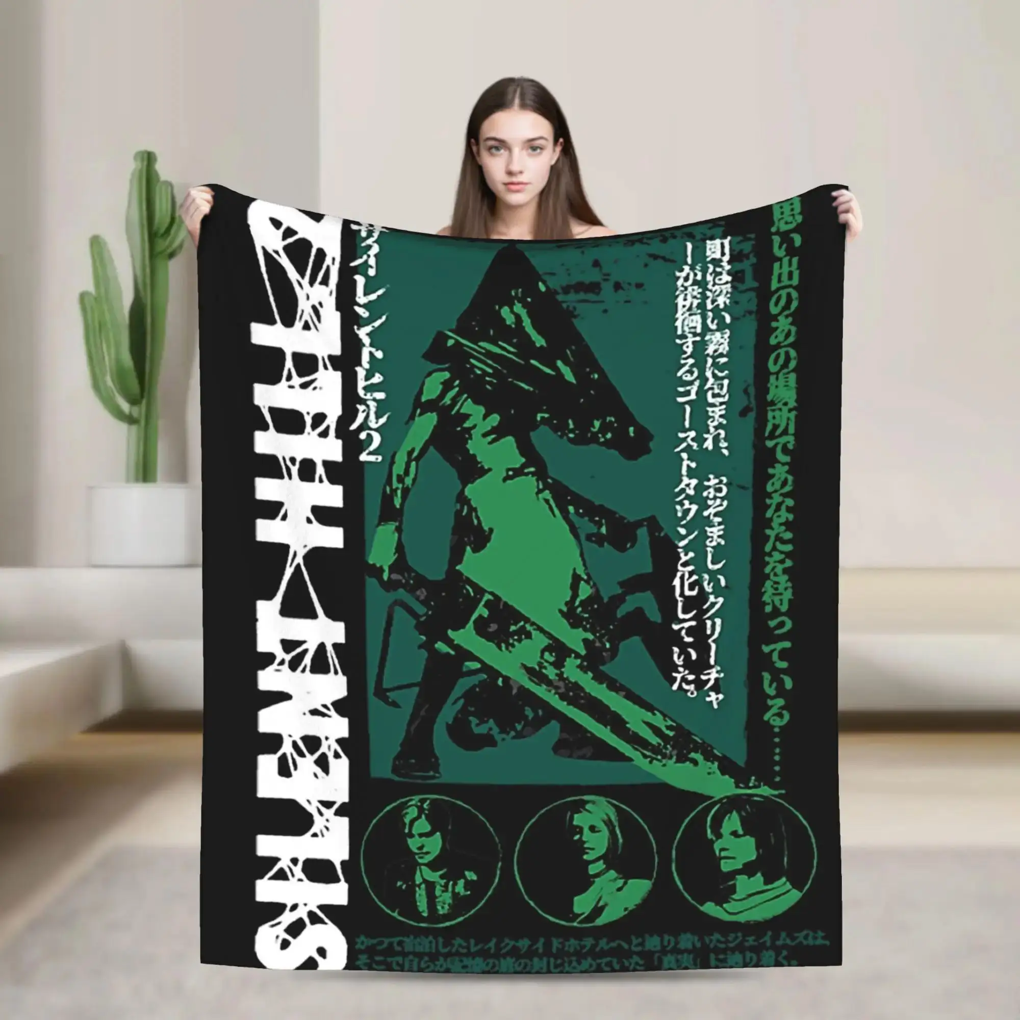 Pyramid Head Silent Hill Blanket Soft Warm Flannel Throw for Living Room Bed or Picnic Quality Design Gift Idea
Pyramid Head Silent Hill Blanket Soft Warm Flannel Throw for Living Room Bed or Picnic Quality Design Gift Idea
