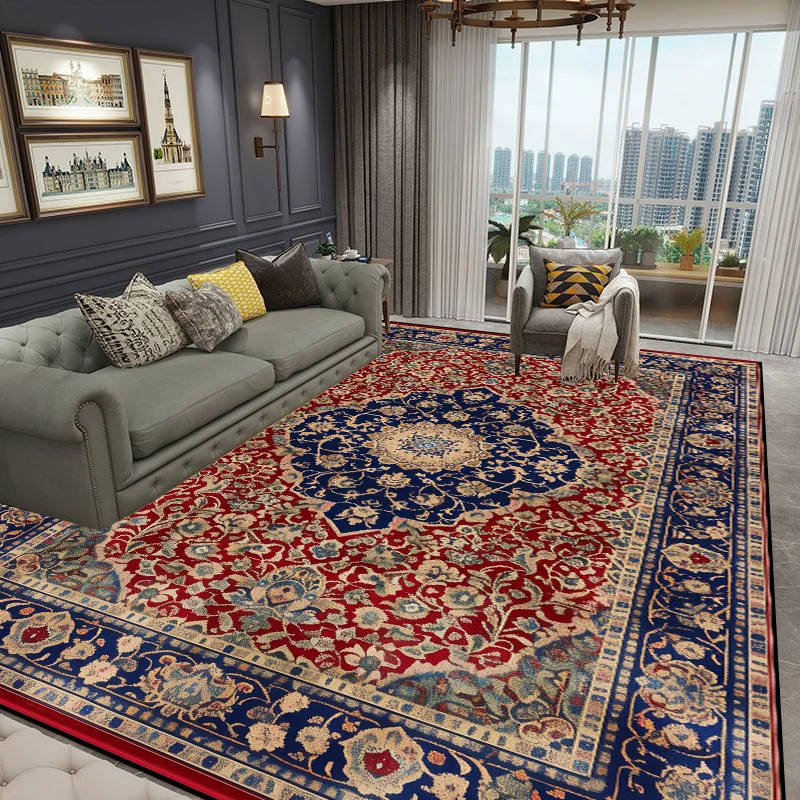 Ethnic Style Bedroom Carpet Vintage Persian Carpet Living Room High-end Luxury Rug Large Area Non-slip Washable Porch Floor Mat
Ethnic Style Bedroom Carpet Vintage Persian Carpet Living Room High-end Luxury Rug Large Area Non-slip Washable Porch Floor Mat