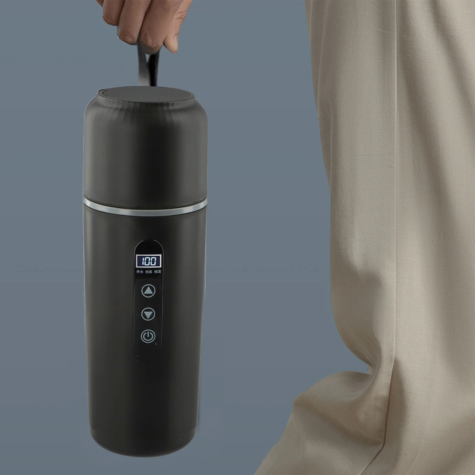 Electric Travel Kettle 500ml Portable Mug with Real Time Temperature Monitoring and Sensitive Touch Controls for Easy Use
Electric Travel Kettle 500ml Portable Mug with Real Time Temperature Monitoring and Sensitive Touch Controls for Easy Use