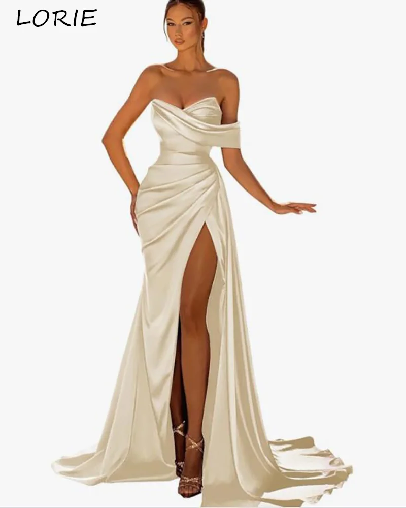 LORIE One Shoulder Crepe Wedding Dress Sweetheart A-line Princess Pleats Bride Gown Illsion Customized Corset Bride Party Dress
LORIE One Shoulder Crepe Wedding Dress Sweetheart A-line Princess Pleats Bride Gown Illsion Customized Corset Bride Party Dress
