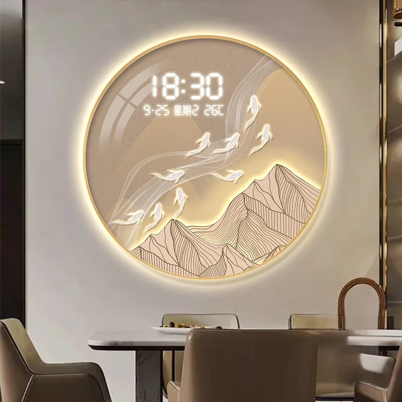 #Modern Led Entrance Door Decoration Painting Living Room Digital Display Electronic Clock Circular Bedroom Decorationwall Light
#Modern Led Entrance Door Decoration Painting Living Room Digital Display Electronic Clock Circular Bedroom Decorationwall Light