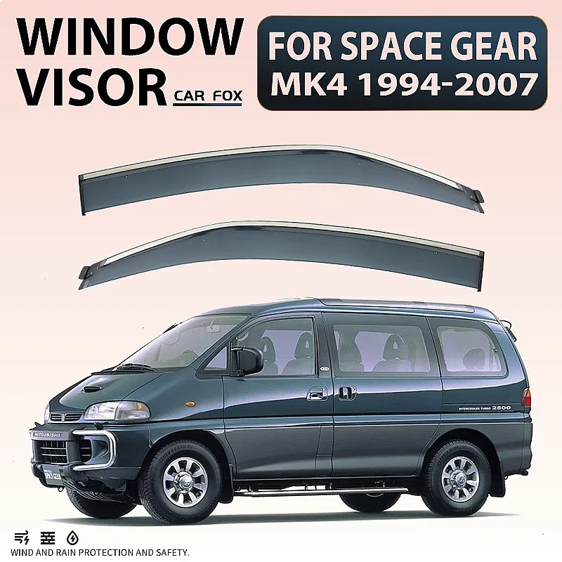 4Pcs For Mitsubishi Space Gear 1994-2007 Car Window Visor Rain Sun Shade Side Deflector Awning Styling
4Pcs For Mitsubishi Space Gear 1994-2007 Car Window Visor Rain Sun Shade Side Deflector Awning Styling