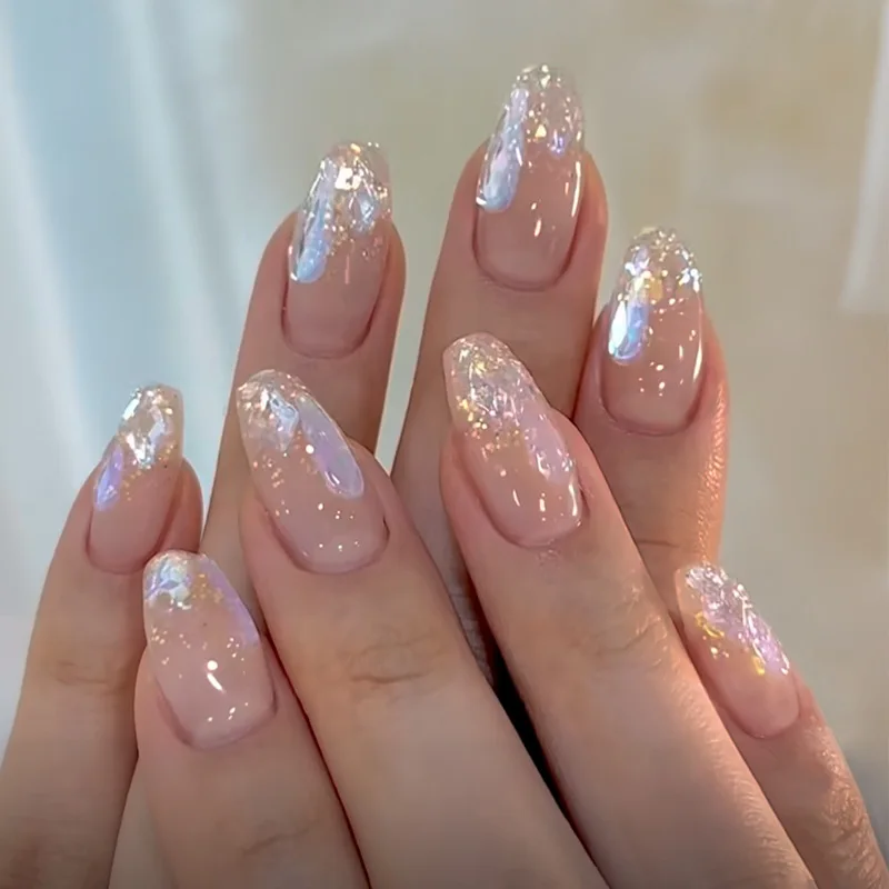 Wearing Nail Art Fake Nail Removable Gentle Genie Aurora Nail Art Patch Finished Nail Pieces
Wearing Nail Art Fake Nail Removable Gentle Genie Aurora Nail Art Patch Finished Nail Pieces
