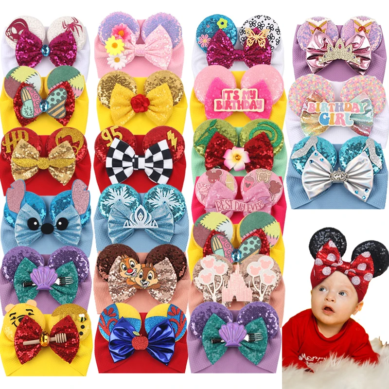 10PCS/Lot Christmas Kids Day Party Mouse Ears Headband Cartoon 5" Bow Waffle Baby Headband DIY Cute Hair Accessories Girls Gift
10PCS/Lot Christmas Kids Day Party Mouse Ears Headband Cartoon 5" Bow Waffle Baby Headband DIY Cute Hair Accessories Girls Gift