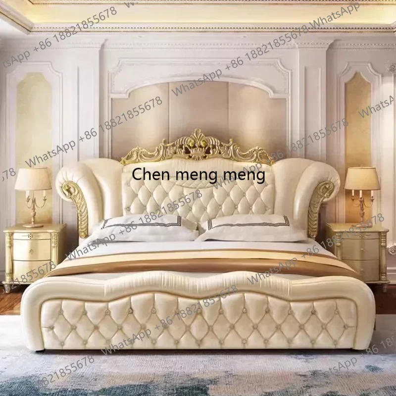 D1089 Luxury Wooden Bed Castle Girls Full Princess Massage Bed King Size Bedroom Frame Double Modern Safe Cama Lounge Suite Furn
D1089 Luxury Wooden Bed Castle Girls Full Princess Massage Bed King Size Bedroom Frame Double Modern Safe Cama Lounge Suite Furn