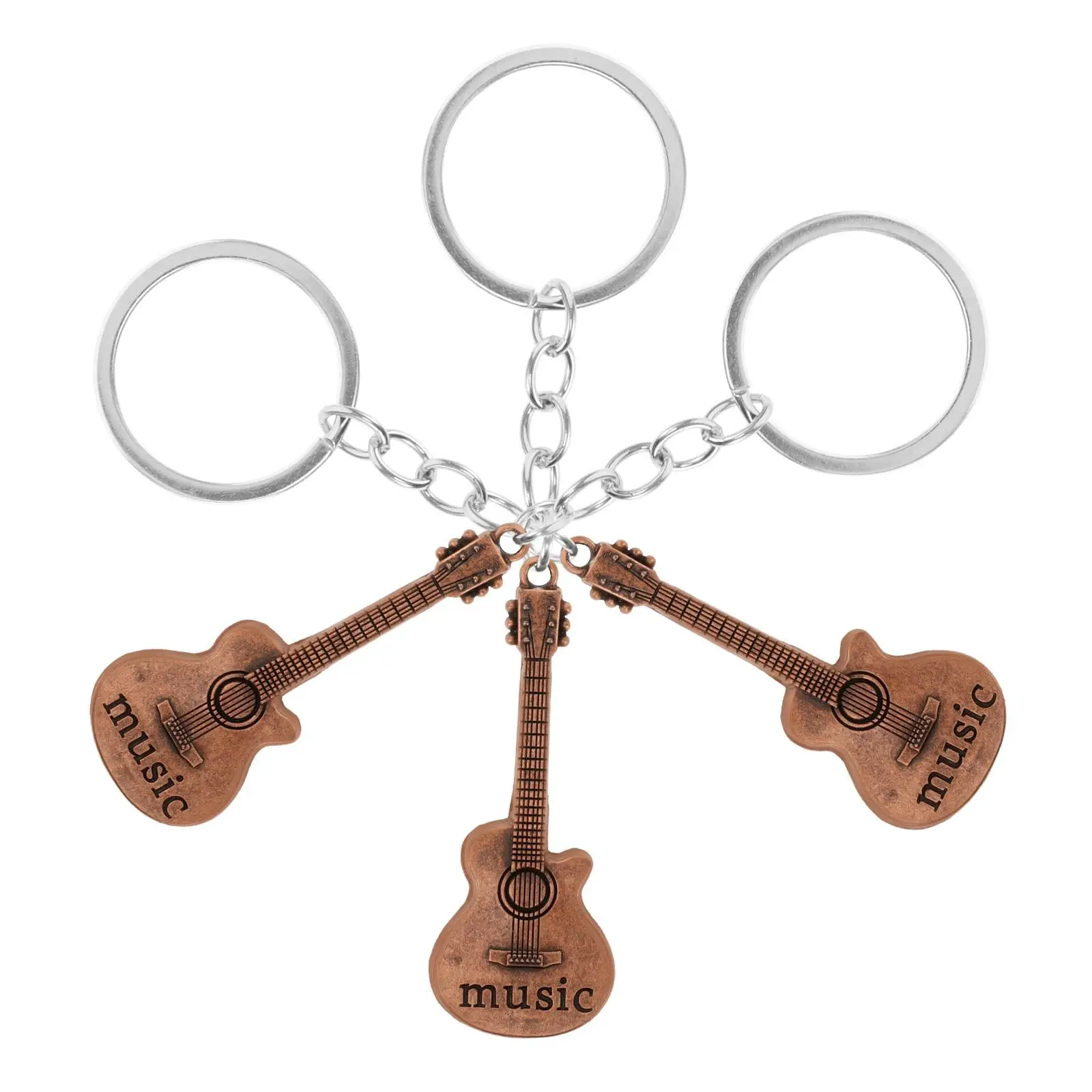 3 Pcs Tiny Guitar Keychain Musical Instrument Pendant Decoration Small Size Sound Ornament for Car Bag Retro Style
3 Pcs Tiny Guitar Keychain Musical Instrument Pendant Decoration Small Size Sound Ornament for Car Bag Retro Style
