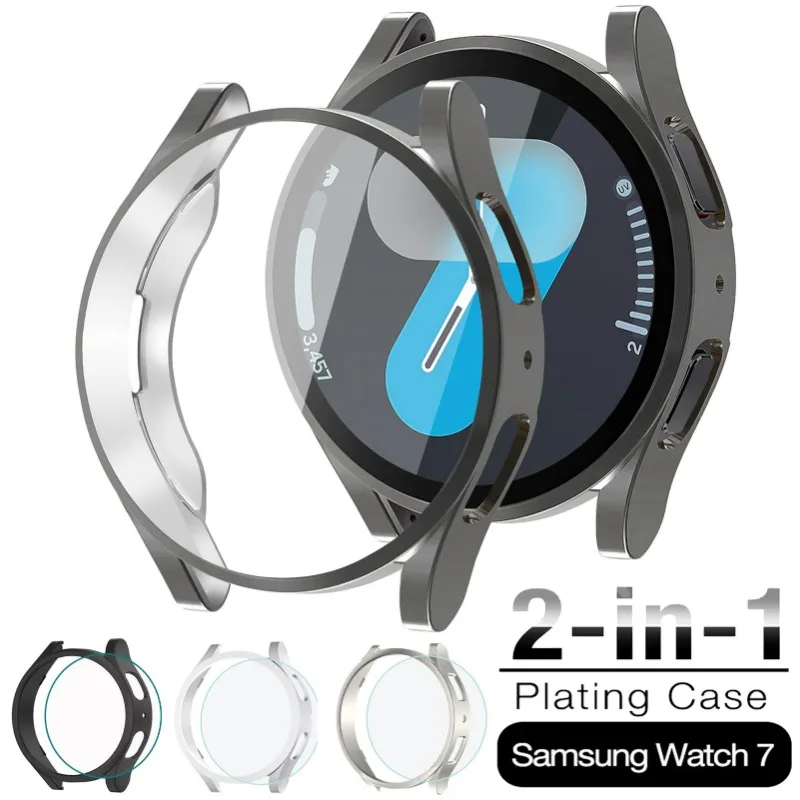 Защитный чехол для Samsung Galaxy Watch 7, бампер с полным покрытием и защитной пленкой из закаленного стекла для Watch 7, 40 мм, 44 мм
Защитный чехол для Samsung Galaxy Watch 7, бампер с полным покрытием и защитной пленкой из закаленного стекла для Watch 7, 40 мм, 44 мм