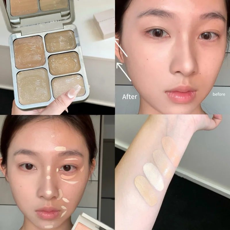 Высококачественная палетка консилеров HERORANGE Instant Concealer Palette: увлажняющая и нежная, скрывает следы от акне, темные круги и осветляет кожу.
Высококачественная палетка консилеров HERORANGE Instant Concealer Palette: увлажняющая и нежная, скрывает следы от акне, темные круги и осветляет кожу.