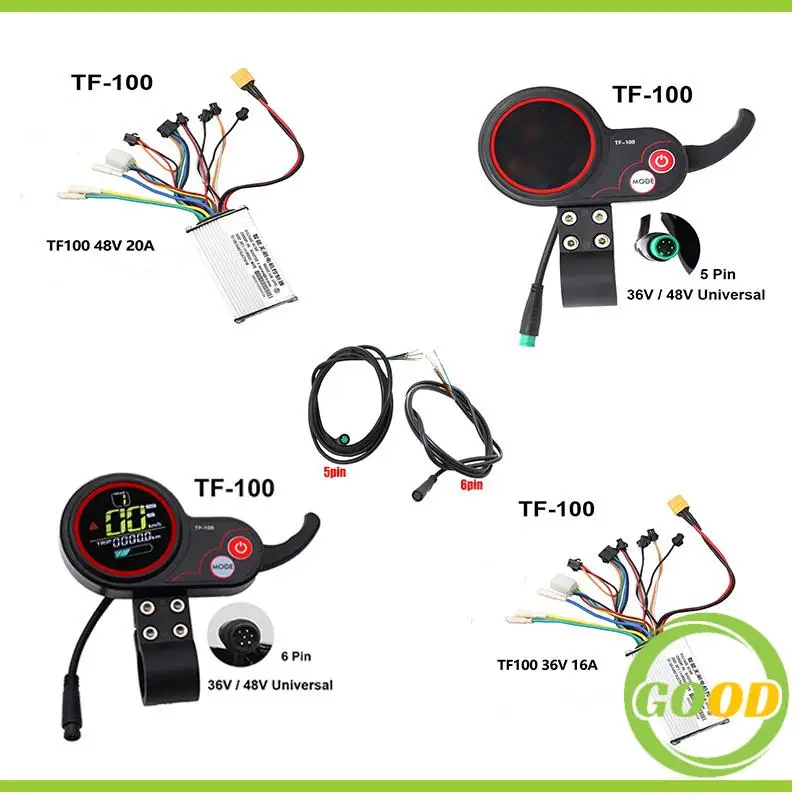 Для Kugoo Kukirin M4/M4 Pro электрический скутер Part5Pin 6Pin48V 36 16A20A контроллер и дисплей дроссельной заслонки TF-100
Для Kugoo Kukirin M4/M4 Pro электрический скутер Part5Pin 6Pin48V 36 16A20A контроллер и дисплей дроссельной заслонки TF-100