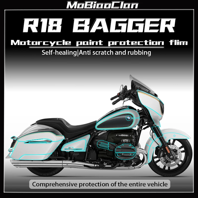 Для BMW R18 Bagger r18 Bagger модификация прозрачный невидимый костюм для всего тела ТПУ защитная пленка для топливного бака наклейка аксессуары
Для BMW R18 Bagger r18 Bagger модификация прозрачный невидимый костюм для всего тела ТПУ защитная пленка для топливного бака наклейка аксессуары