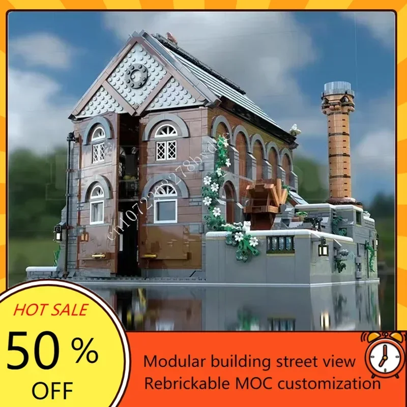 4011PCS The PumpHouse Modular MOC Creative street view Model Custom Puzzle Architecture DIY Education Assembly Model Toy Gifts
4011PCS The PumpHouse Modular MOC Creative street view Model Custom Puzzle Architecture DIY Education Assembly Model Toy Gifts