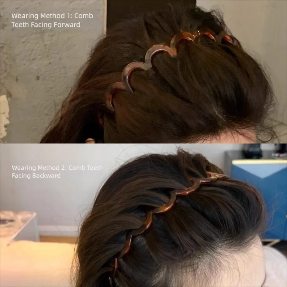 Fashion U Shape Wavy Hairband Elastic Non Slip Hair Comb with Teeth Hair Hoops for Women Girls
Fashion U Shape Wavy Hairband Elastic Non Slip Hair Comb with Teeth Hair Hoops for Women Girls