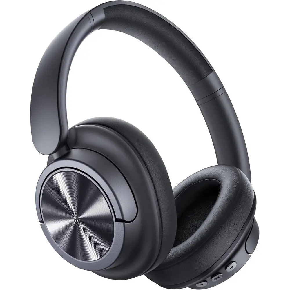 Wireless Bluetooth 6.0 Over-Ear Headphones with 120H Playtime, Active Noise Cancelling, 6 ENC HD Mics, Hi-Res 360° Audio for Tra
Wireless Bluetooth 6.0 Over-Ear Headphones with 120H Playtime, Active Noise Cancelling, 6 ENC HD Mics, Hi-Res 360° Audio for Tra