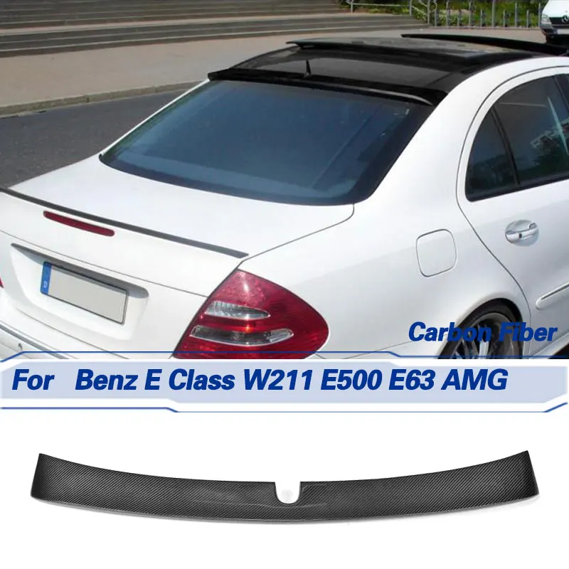 Car Rear Roof Spoiler Wings Carbon Fiber for Mercedes Benz E Class W211 E500 E63 AMG Sedan 2002-2008 Rear Spoiler Wing Lip FRP
Car Rear Roof Spoiler Wings Carbon Fiber for Mercedes Benz E Class W211 E500 E63 AMG Sedan 2002-2008 Rear Spoiler Wing Lip FRP