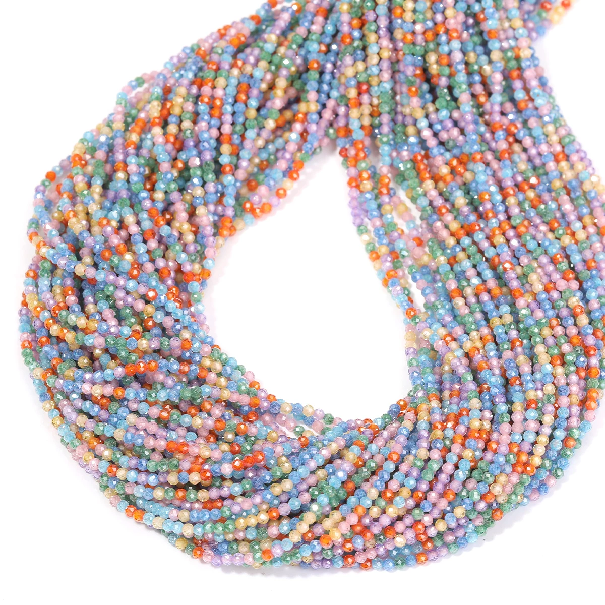 Special Flower 2mm Zircon Stone Shining Gemstone Faceted Rondelle Zircon Beads for Bracelet Diy Accessories 1 Strip
Special Flower 2mm Zircon Stone Shining Gemstone Faceted Rondelle Zircon Beads for Bracelet Diy Accessories 1 Strip