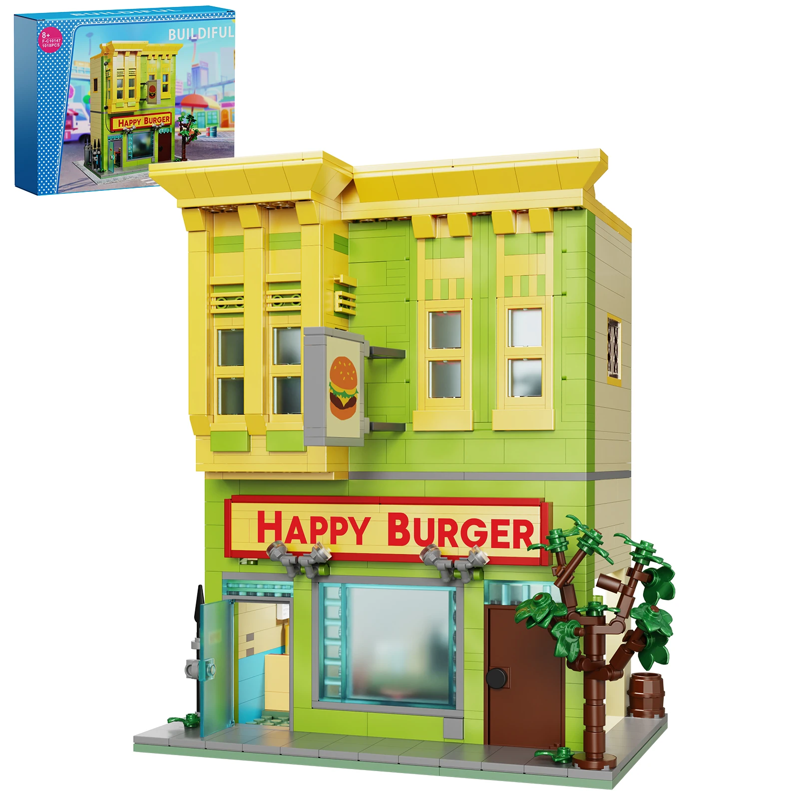 Bob Burger House Building Block Set Ideas Animation Street View Tavern Restaurants Model Toys Children Gifts(1018 PCS)
Bob Burger House Building Block Set Ideas Animation Street View Tavern Restaurants Model Toys Children Gifts(1018 PCS)