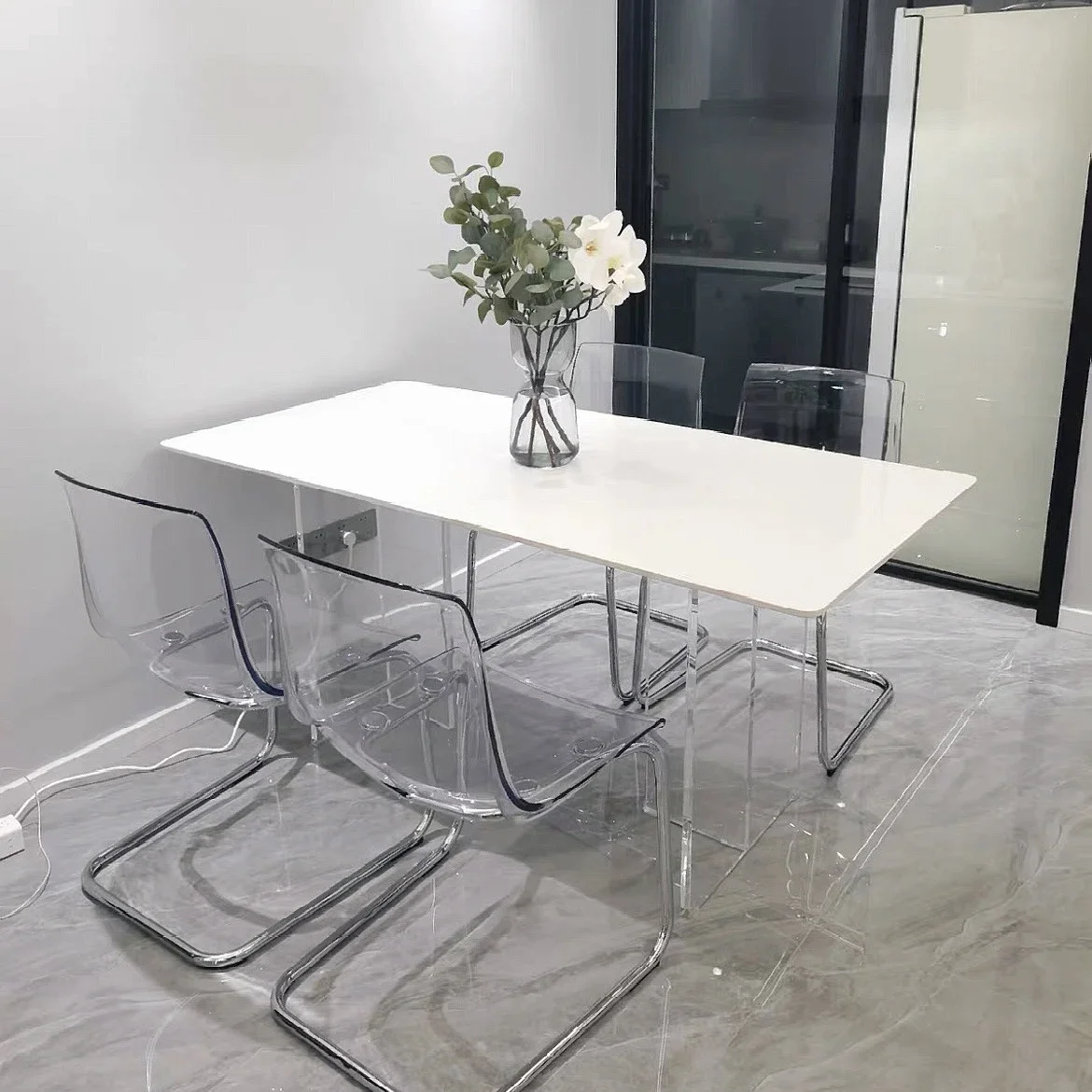 Modern White Dining Tables Restaurant Nordic Hotel Lobby Designer Tables Luxury Free Shippin Mesas De Jantar Home Furnitures
Modern White Dining Tables Restaurant Nordic Hotel Lobby Designer Tables Luxury Free Shippin Mesas De Jantar Home Furnitures