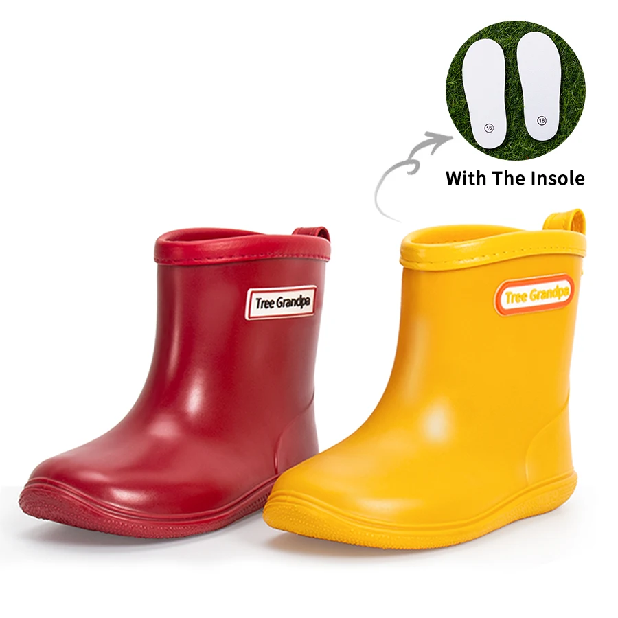 Toddler Rain Boots Baby Kids Easy-on Rubber Rain shoes Children Waterproof Shoes for Boys Girls Soft Toddler Rubber Shoes
Toddler Rain Boots Baby Kids Easy-on Rubber Rain shoes Children Waterproof Shoes for Boys Girls Soft Toddler Rubber Shoes