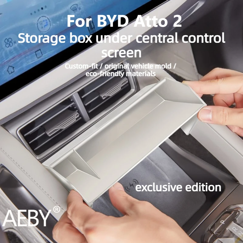 AEBY For BYD Atto 2 2024 Car Center Console Storage Box Under Screen, Car Stowing Tidying Accessories, Interior Upgrade
AEBY For BYD Atto 2 2024 Car Center Console Storage Box Under Screen, Car Stowing Tidying Accessories, Interior Upgrade