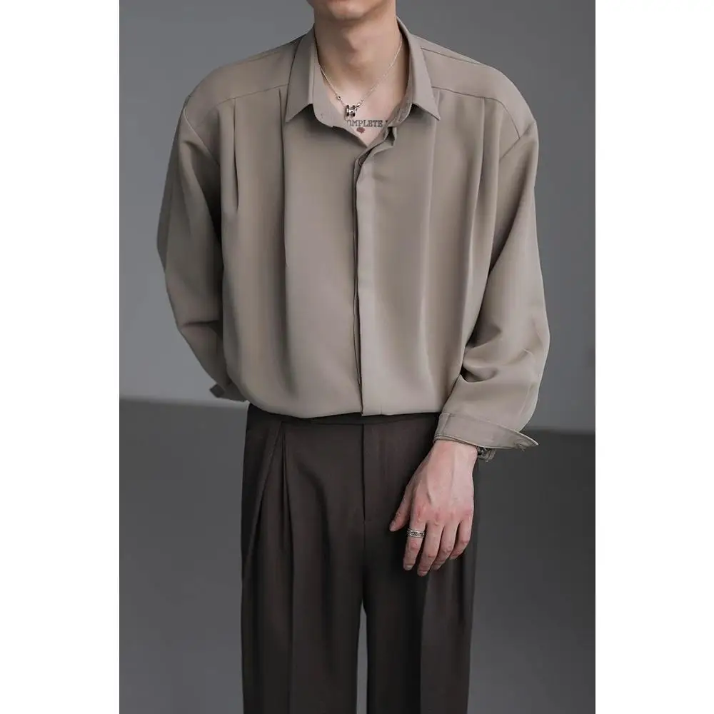 Men's Stylish Long Sleeve Shirt with Drape Sensation Casual Fashionable Pocket Detail Iron-Free Versatile Inner Wear Color
Men's Stylish Long Sleeve Shirt with Drape Sensation Casual Fashionable Pocket Detail Iron-Free Versatile Inner Wear Color