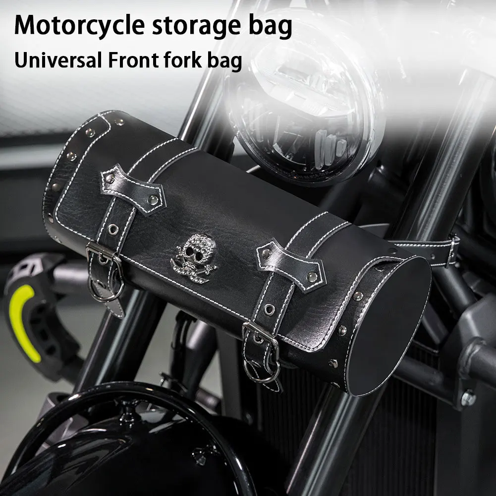 Motorcycle Accessories Retro Front Fork Storage Bag High Quality PU Leather Punk Tool Bag For Harley Indian Honda Hang Bag
Motorcycle Accessories Retro Front Fork Storage Bag High Quality PU Leather Punk Tool Bag For Harley Indian Honda Hang Bag