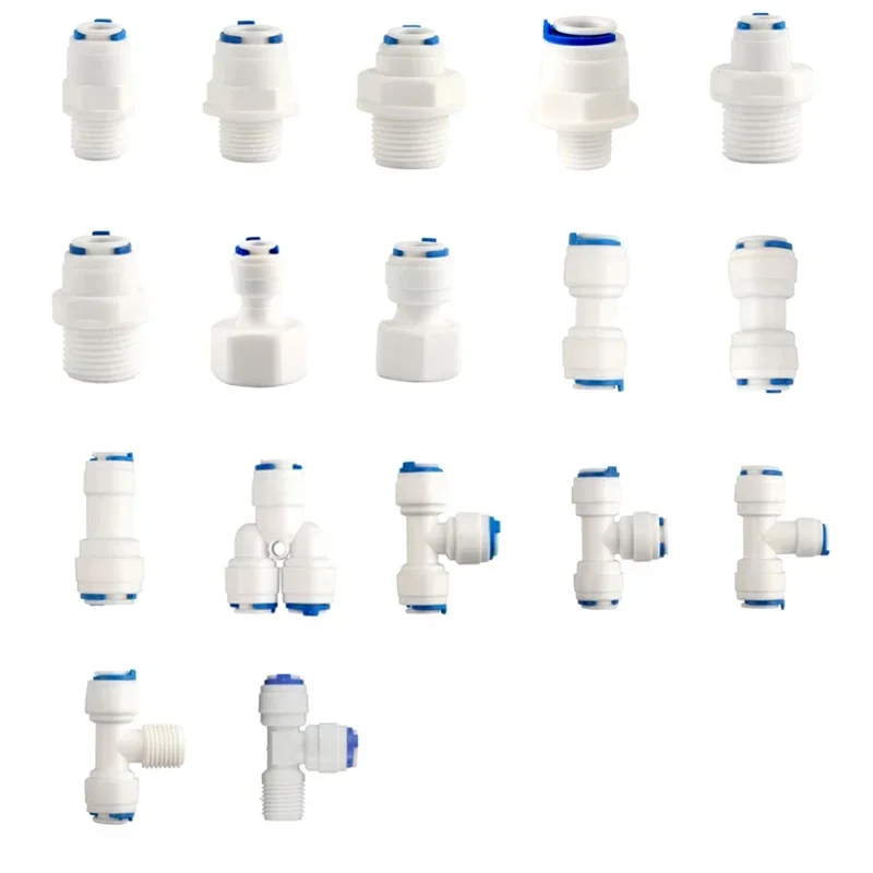 Reverse Osmosis Quick Coupling 1/4" 3/8" OD Hose Connection Tee Y Connector 2 Way Straight RO Water Plastic Pipe Fitting
Reverse Osmosis Quick Coupling 1/4" 3/8" OD Hose Connection Tee Y Connector 2 Way Straight RO Water Plastic Pipe Fitting