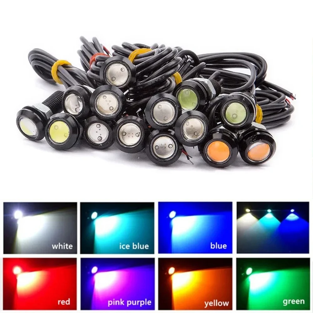 Waterproof 18MM Motorcycle LED Eagle Eye Driving Lights Super Bright DRL Daytime Running Lights Reversing Stop Signal Light
Waterproof 18MM Motorcycle LED Eagle Eye Driving Lights Super Bright DRL Daytime Running Lights Reversing Stop Signal Light