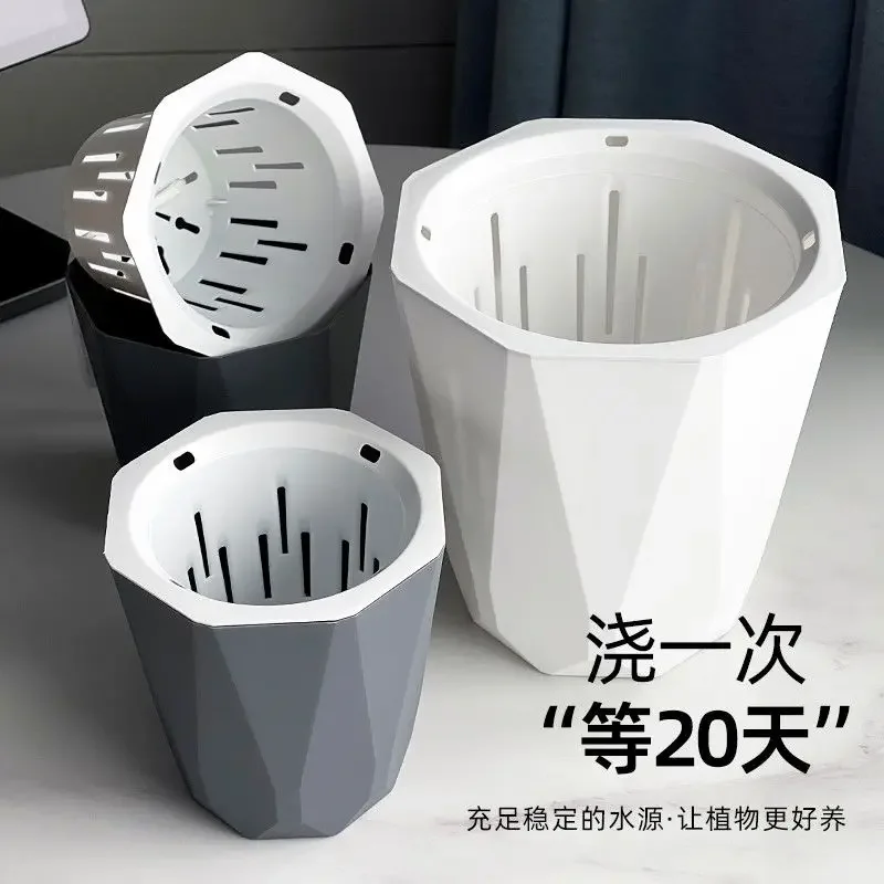 Lazy Automatic Water-absorbing Flower Pots, Green Radish Special Succulent Water-absorbing Flower Pots, Plastic Indoor Home
Lazy Automatic Water-absorbing Flower Pots, Green Radish Special Succulent Water-absorbing Flower Pots, Plastic Indoor Home