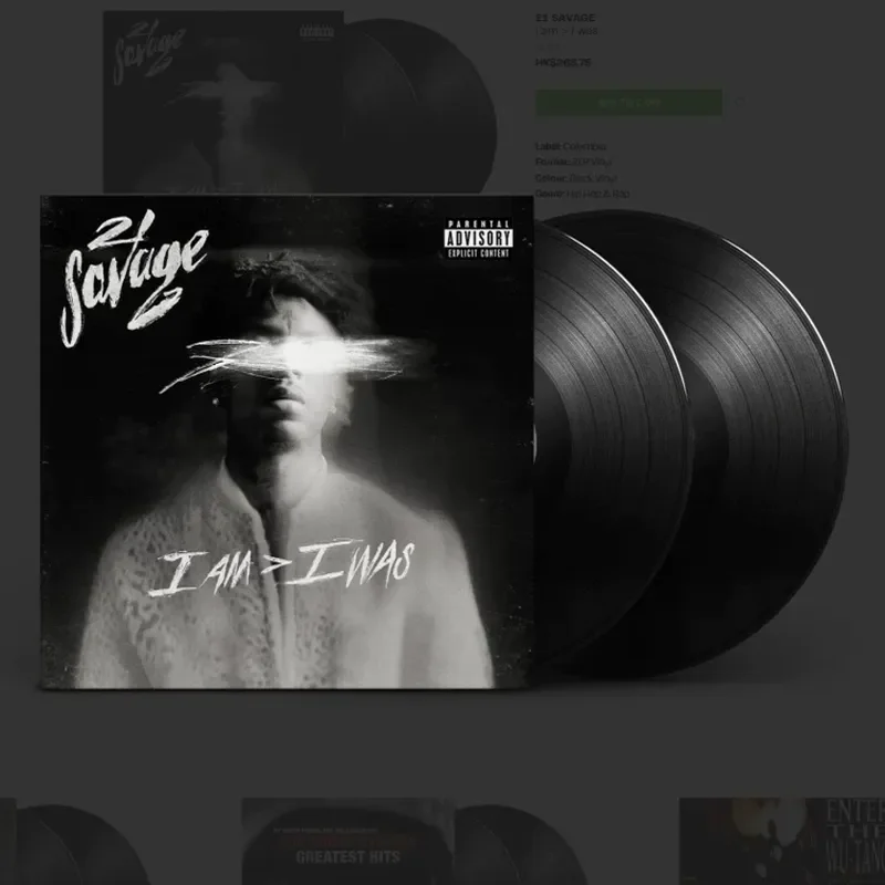 Genuine 21 SAVAGE I Am I Was Vinyl Record 2LP for Music Lovers
Genuine 21 SAVAGE I Am I Was Vinyl Record 2LP for Music Lovers