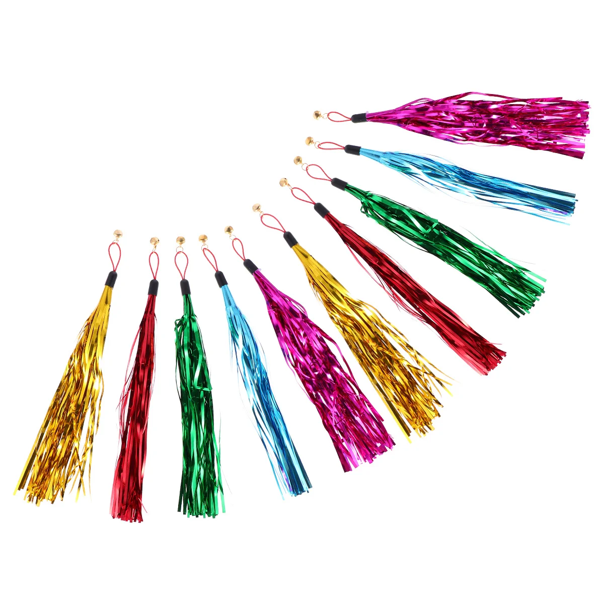 10Pcs Cat Teaser Replacement Glitter Tassel Dangles Easy Install Cat Play Wand Refills Kitten Interactive Supplies 
10Pcs Cat Teaser Replacement Glitter Tassel Dangles Easy Install Cat Play Wand Refills Kitten Interactive Supplies