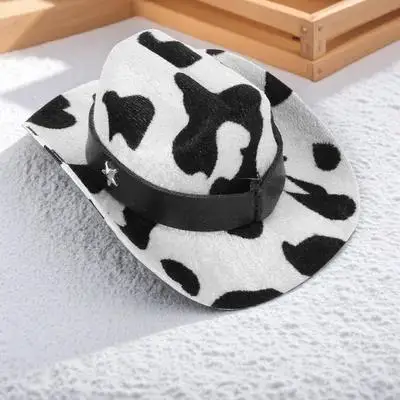Pet Cowboy Hat Milk Pattern Anti Slip S Size Adjustable for Dog Cat Decorative Halloween Festival Photoshoot Pet Supplies
Pet Cowboy Hat Milk Pattern Anti Slip S Size Adjustable for Dog Cat Decorative Halloween Festival Photoshoot Pet Supplies