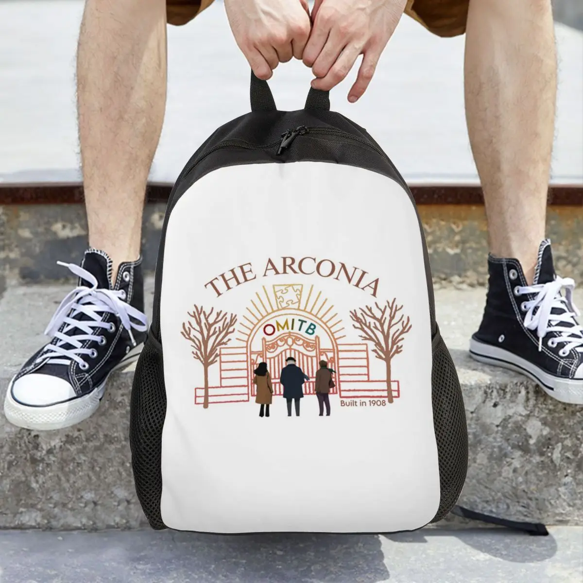The Arconia Only Murders In The Building 1908 Backpack Daypack Large Capacity Kid BookBag School Bag Shoulder Bags for Men Women
The Arconia Only Murders In The Building 1908 Backpack Daypack Large Capacity Kid BookBag School Bag Shoulder Bags for Men Women