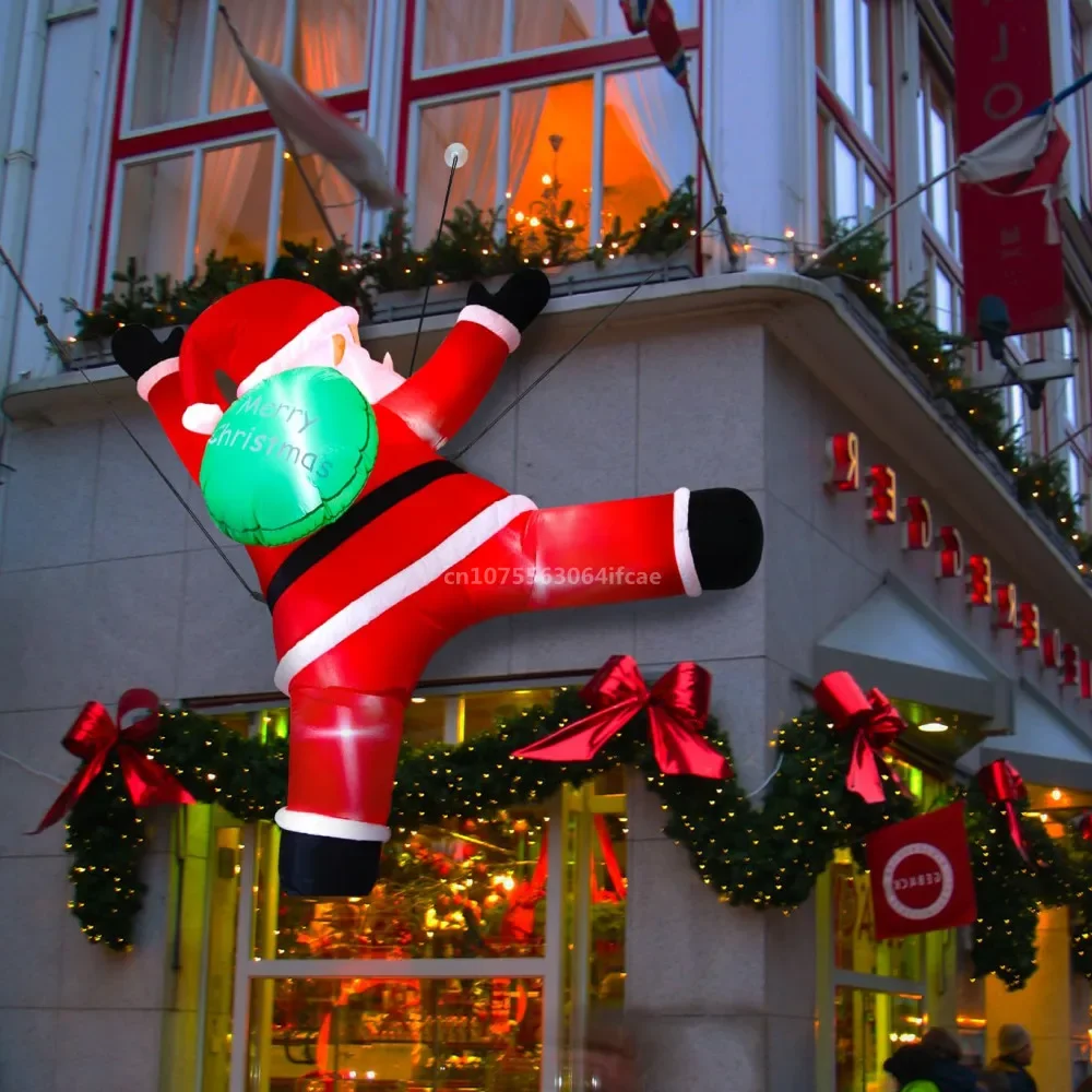 2 м/3 м надувные восхождения на стену Санта-Клаус, подарочная упаковка, модель, встроенные светодиодные фонари, реквизит для украшения окон для рождественской вечеринки
2 м/3 м надувные восхождения на стену Санта-Клаус, подарочная упаковка, модель, встроенные светодиодные фонари, реквизит для украшения окон для рождественской вечеринки