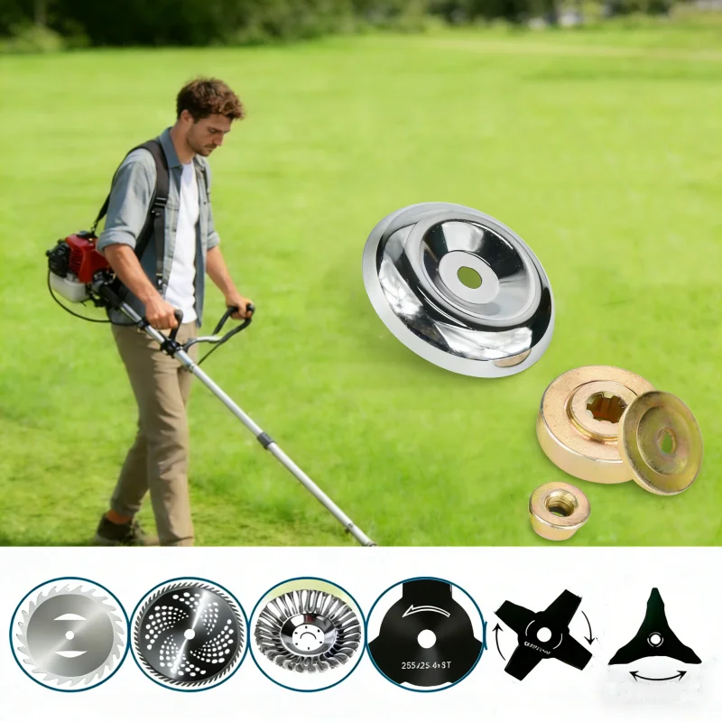 LUSQI Lawn Mower Adapter Nut Kit 4-in-1 Trimmer Head Fixing Set Compatible With 3T/4T/60T Blades For Lawn Grass Cutting
LUSQI Lawn Mower Adapter Nut Kit 4-in-1 Trimmer Head Fixing Set Compatible With 3T/4T/60T Blades For Lawn Grass Cutting