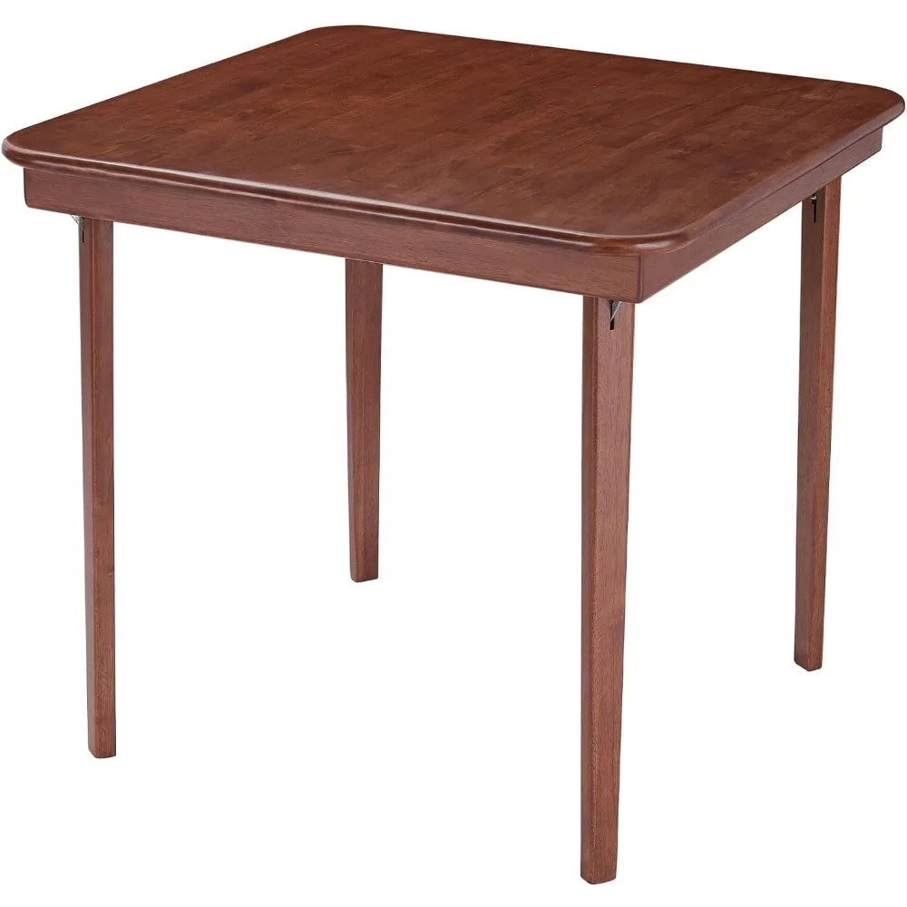 Solid Wood Folding Card Table with Straight Edge Cherry Design
Solid Wood Folding Card Table with Straight Edge Cherry Design