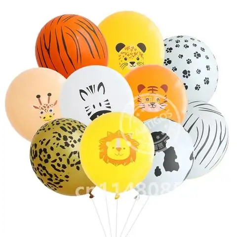 10pcs 12inch Wild Animal Jungle Safari Latex Balloons Kids Birthday Party Decorations Supplies Baby Shower Air Ball Helium Globo
10pcs 12inch Wild Animal Jungle Safari Latex Balloons Kids Birthday Party Decorations Supplies Baby Shower Air Ball Helium Globo