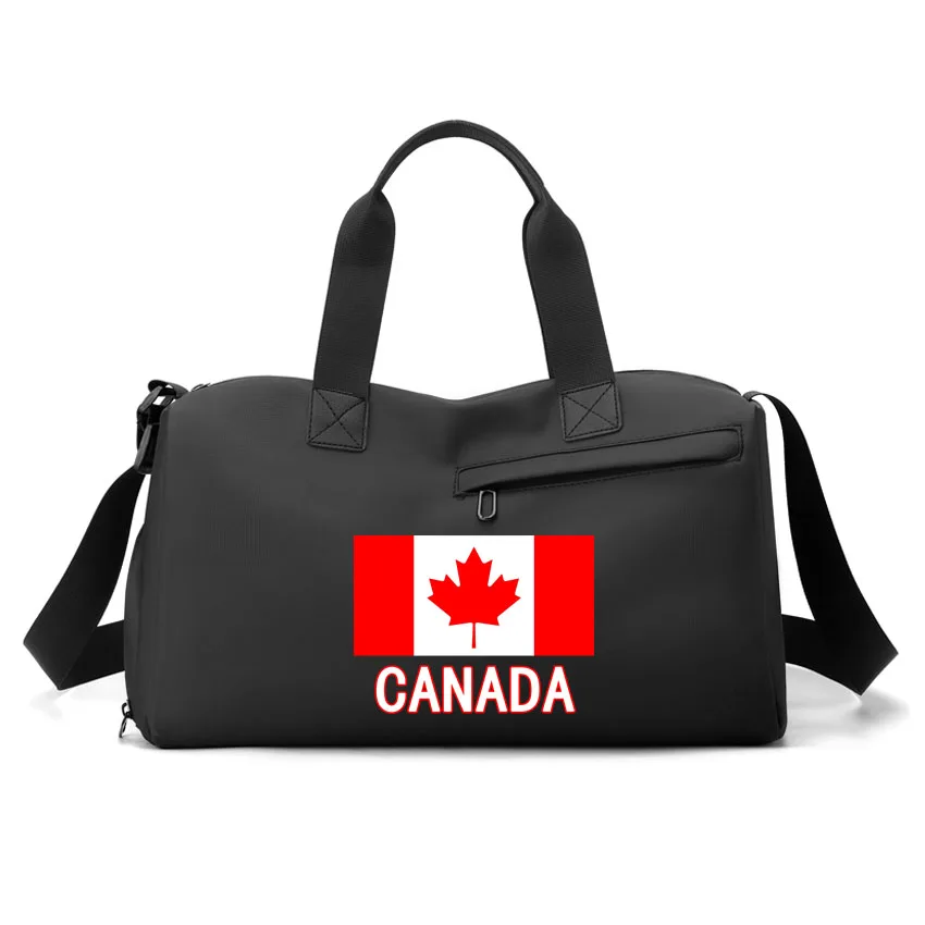 Gym Bag Men Women Shoulder Bag Portable Training Basketball Bag Travel Bag Canada Flag Printed Sports Handbag Tennis Bags
Gym Bag Men Women Shoulder Bag Portable Training Basketball Bag Travel Bag Canada Flag Printed Sports Handbag Tennis Bags