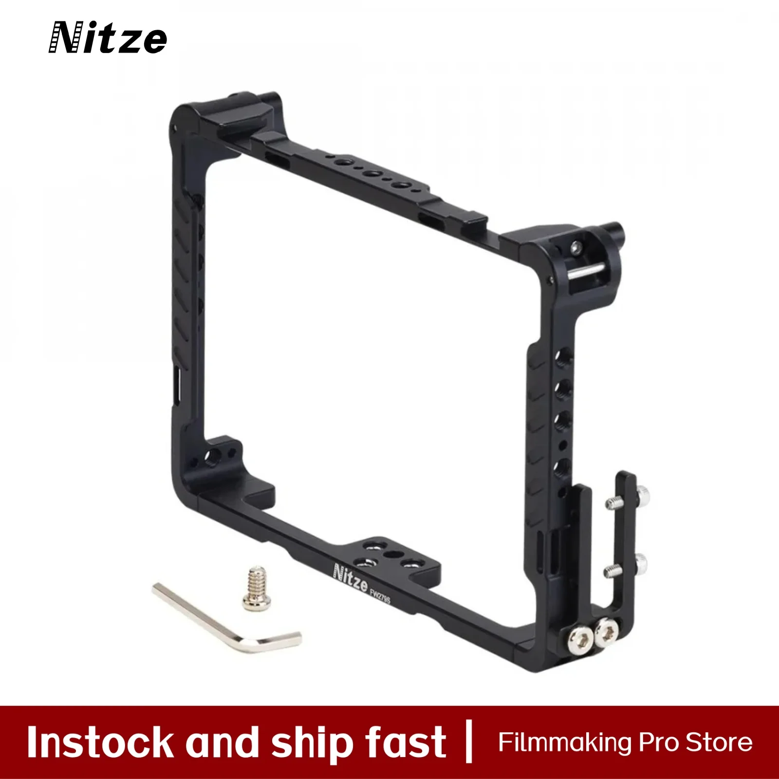 Nitze Monitor Cage For FEELWORLD FW279S 7"
Nitze Monitor Cage For FEELWORLD FW279S 7"