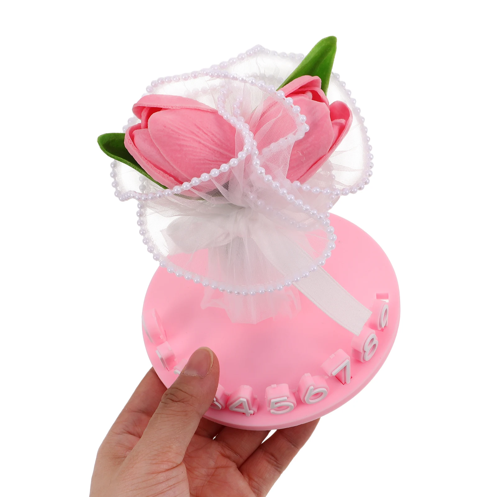 Tulip Parking Car nament White Gauze Pink Round Display Tag Temporary Phone Holder Easy Install Decor Plastic
Tulip Parking Car nament White Gauze Pink Round Display Tag Temporary Phone Holder Easy Install Decor Plastic