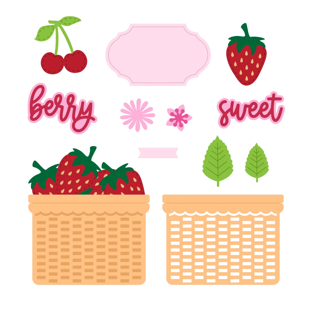 Berry Sweet Basket Metal Cutting Dies Scrapbooking Card Album Making Diy Crafts Stencil Decoration New 2024
Berry Sweet Basket Metal Cutting Dies Scrapbooking Card Album Making Diy Crafts Stencil Decoration New 2024