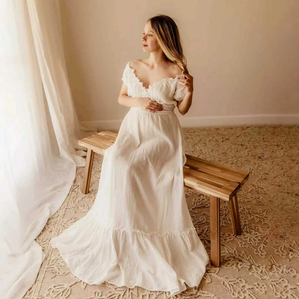 Boho Gender Reveal Maternity Photoshoot Dress Off Shoulder Pleated Maxi Gown Pregnancy Photography Outfit Baby Shower Wear
Boho Gender Reveal Maternity Photoshoot Dress Off Shoulder Pleated Maxi Gown Pregnancy Photography Outfit Baby Shower Wear