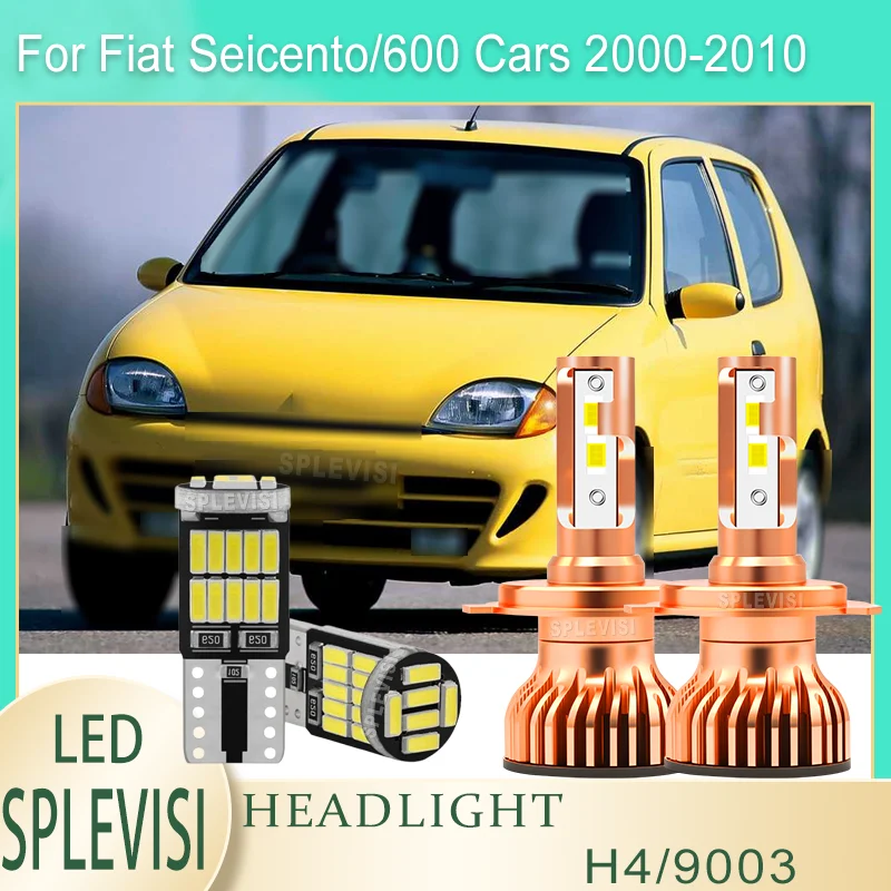 Powerful Beam Bright Illumination Reliable durable 9003 LED Headlight For Fiat Seicento/600 Cars 2010-2004 2003 2002 2001 2000
Powerful Beam Bright Illumination Reliable durable 9003 LED Headlight For Fiat Seicento/600 Cars 2010-2004 2003 2002 2001 2000