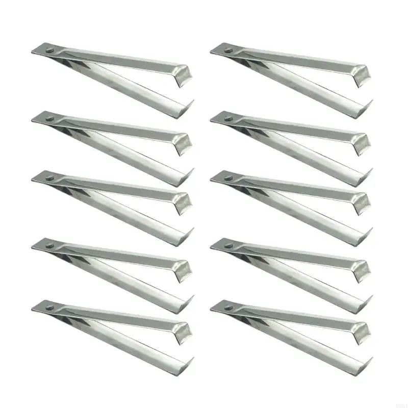 896A 10Pcs Garlic Peeler Skin Removers Stainless Steels Garlic Tweezer Practical Kitchen Tool Garlic Peeling Clip Easy to Use 
896A 10Pcs Garlic Peeler Skin Removers Stainless Steels Garlic Tweezer Practical Kitchen Tool Garlic Peeling Clip Easy to Use