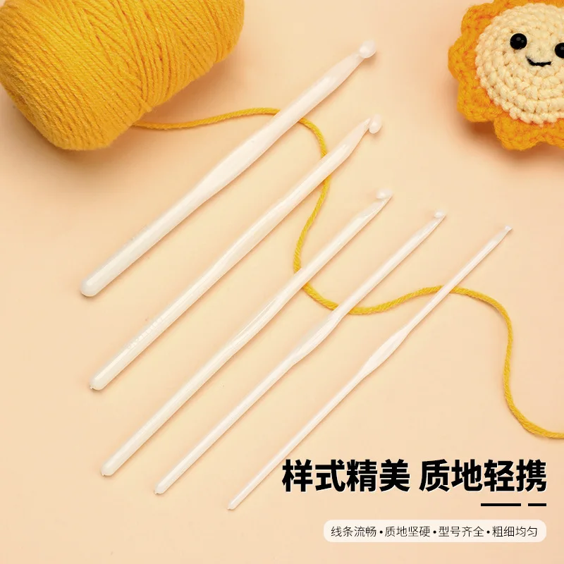 9pcs White Plastic Crochet Hooks Set Smooth for Lace Yarn Knitting Beginners Tools Kit crochet needles set crochet
9pcs White Plastic Crochet Hooks Set Smooth for Lace Yarn Knitting Beginners Tools Kit crochet needles set crochet