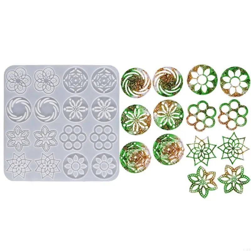 C1FE Crystal Diy Hollow Flower-shaped Rotating Wind Necklace Pendant Silicone Mold
C1FE Crystal Diy Hollow Flower-shaped Rotating Wind Necklace Pendant Silicone Mold