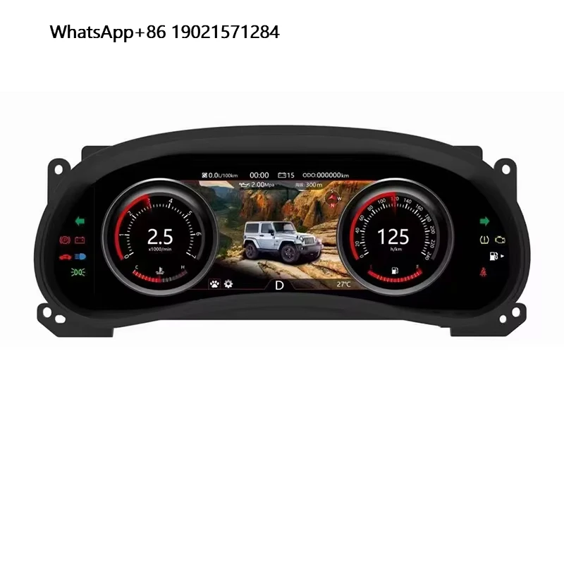 12.3 INCH Screen LCD Dashboard Speedometer Digital Cluster for jeep wrangler LCD Instrument Panel 2011-2017
12.3 INCH Screen LCD Dashboard Speedometer Digital Cluster for jeep wrangler LCD Instrument Panel 2011-2017