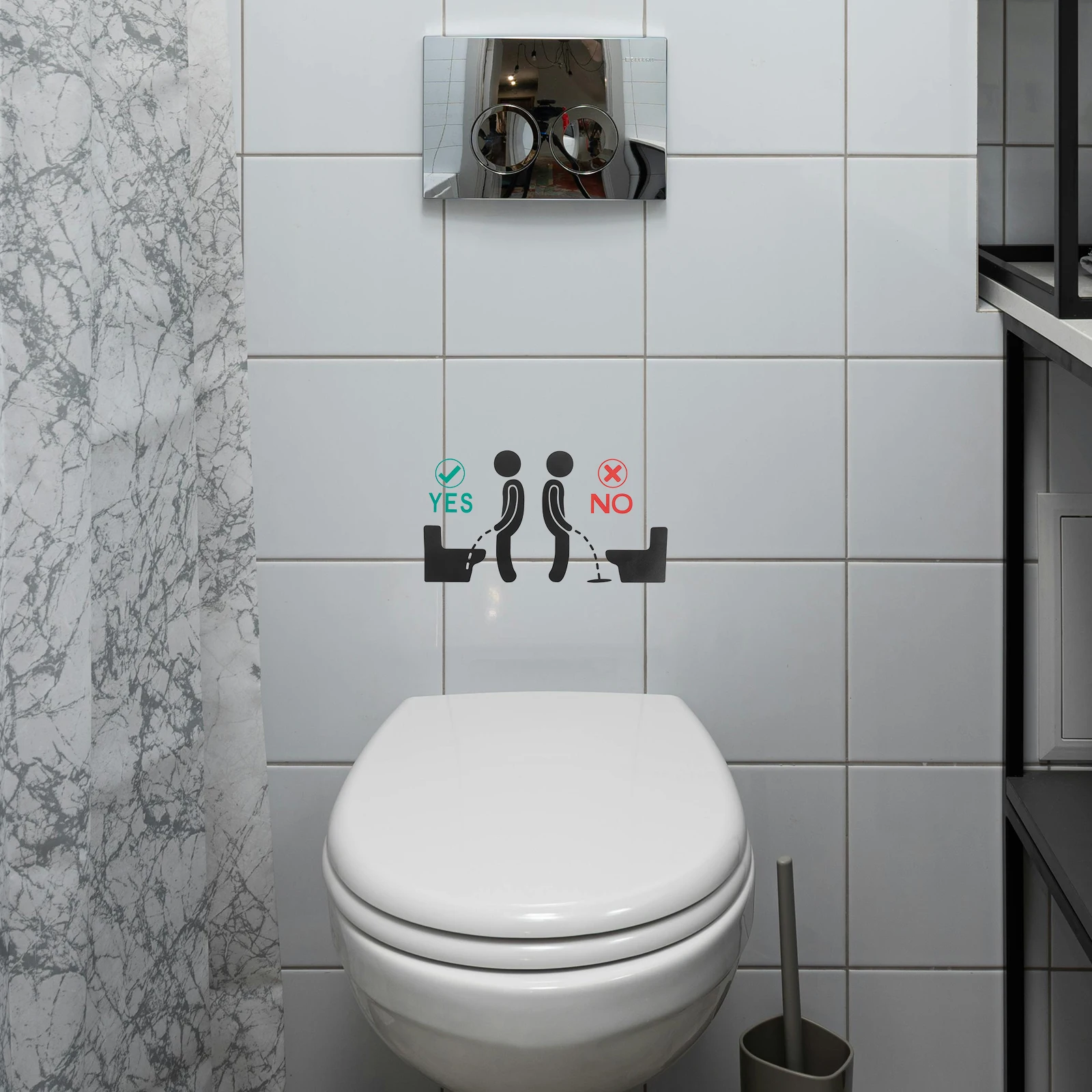 Creative Waterproof Bathroom Stickers Promote Cleanliness Toilet Signs Decals PVC Material PH2401 Restroom Tiles Seat Murals
Creative Waterproof Bathroom Stickers Promote Cleanliness Toilet Signs Decals PVC Material PH2401 Restroom Tiles Seat Murals