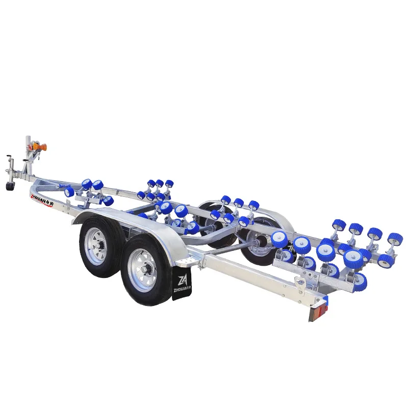 Marine trailer, speedboat trailer, yacht motor boat trailer, fiberglass assault boat trailer custom factory 3.3M
Marine trailer, speedboat trailer, yacht motor boat trailer, fiberglass assault boat trailer custom factory 3.3M